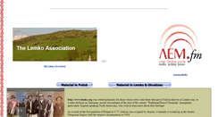 Desktop Screenshot of lemko.org